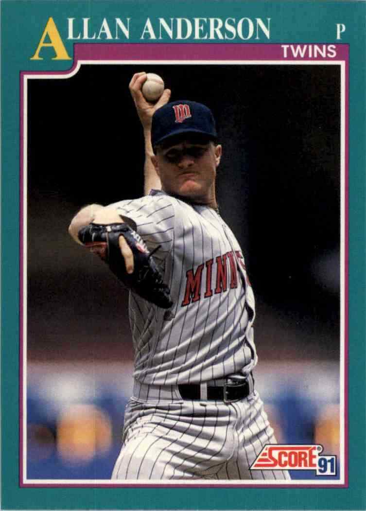 1991 Score MLB Allan Anderson #135 | eBay