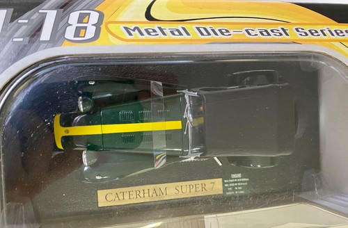 CATERHAM SUPER 7 BY ANSON 1:18 NEW IN BOX METAL DIE-CAST SERIES FREE SHIPPING - Picture 5 of 7