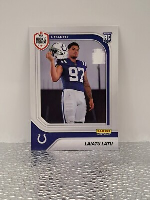 2024 Panini RPS First Look #RPSFL-19 Laiatu Latu /624 Base RC