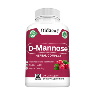 Urinary Tract Health 1000mg D Mannose w/ Cranberry Bladder Control Health
