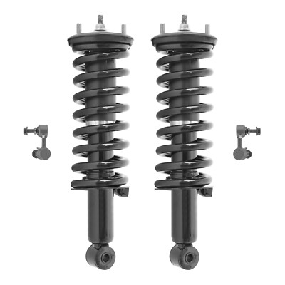 Front Struts & Sway Bar Links for 2005-2019 Nissan Frontier V6 4.0L