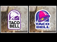 Taco Bell Logo Fast Food Brand Custom Vinyl Sticker Decal fan tumbler laptop