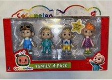 Cocomelon Family Figure 4 Pack - 3" Characters NEW IN HAND JJ, YoYo, TomTom