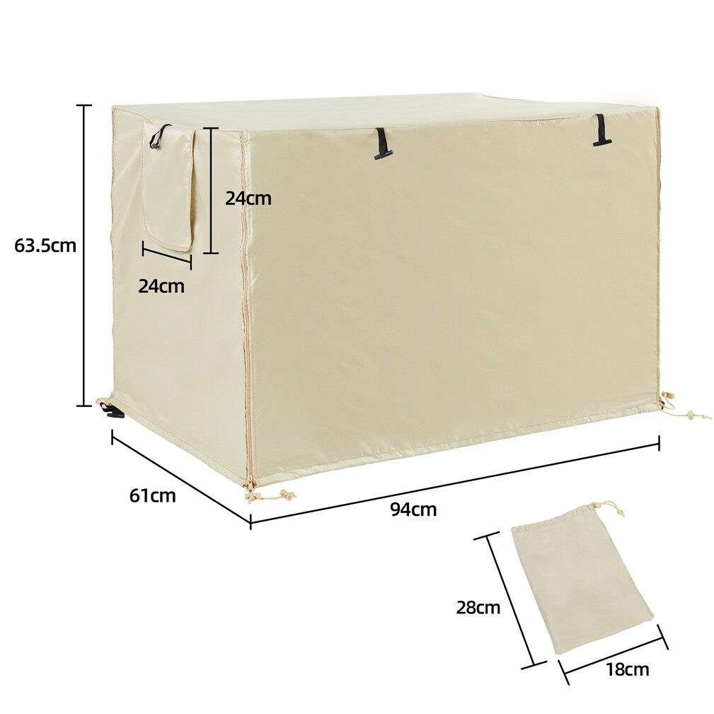 Waterproof Dog Crate Cover Pet Dog Kennel Cage Cover Oxford Cloth
