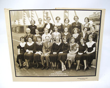 1933 1934 John R Thompson Comp Cashiers Group Photo Chicago Fair Kaufman Fabry