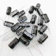 US Stock 20pcs Electrolytic Capacitors 10uF 10mfd 400V +105℃ Radial 10 x 17mm