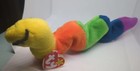 TY Beanie Baby Inch the Worm Rainbow Caterpillar 1995 Retired Plush PVC