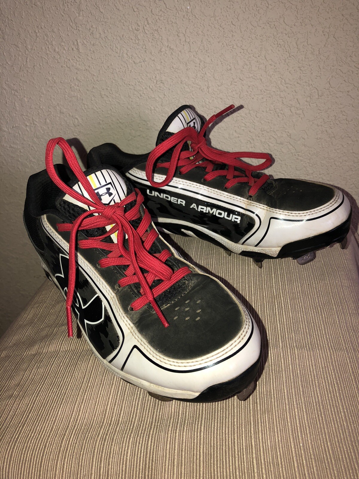 Under Armour Womens Glyde St Black Softball Cleats Size 8 Womens eBay