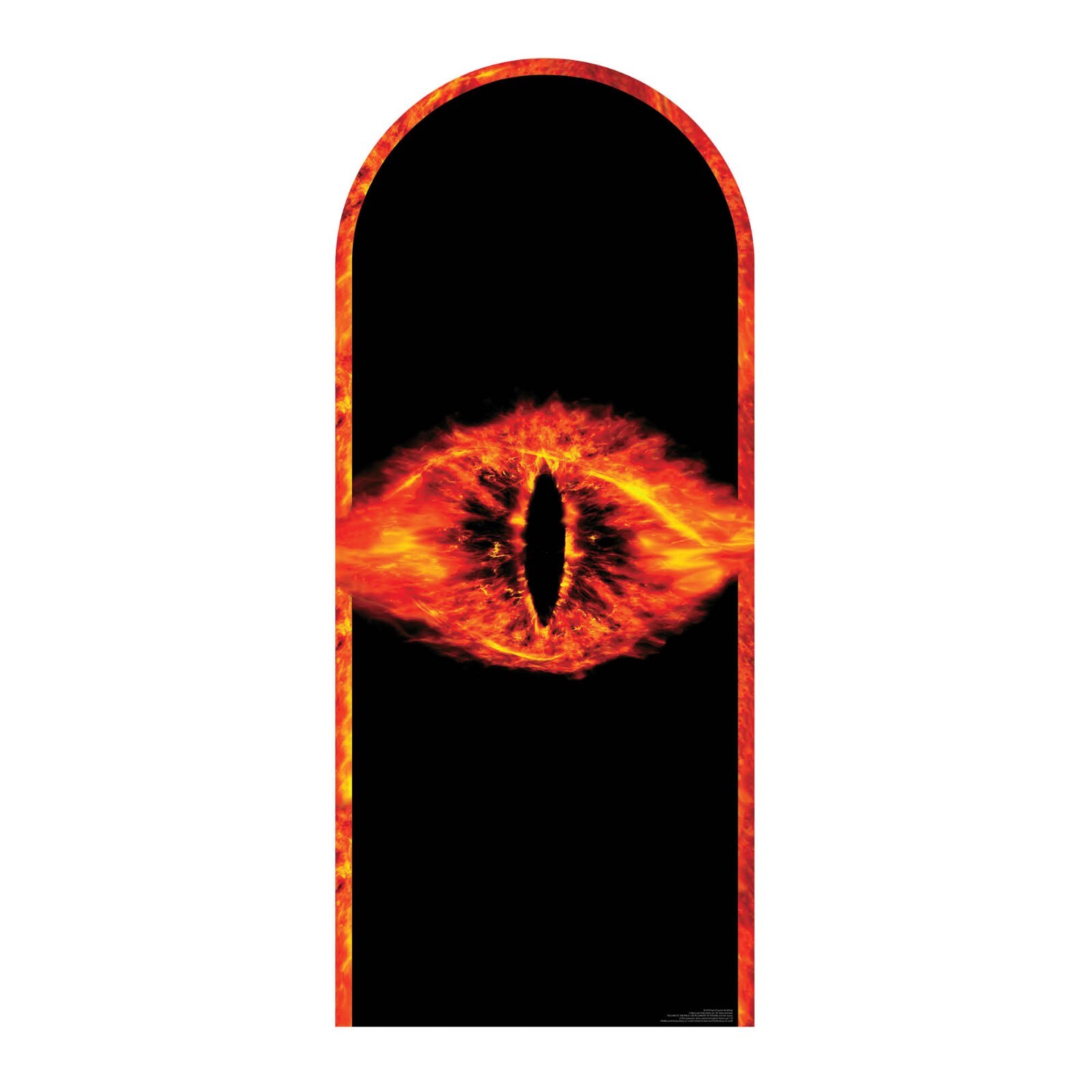 Eye of Sauron Cardboard Backdrop Official Lord of the Rings Standee 185cm x 80cm