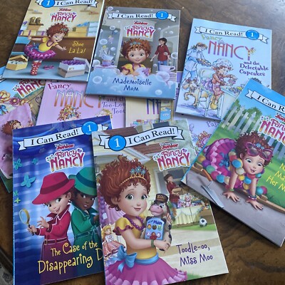 Fancy Nancy Childrens Book Phonics I Can Read Early Readers Lot 10 Disney Junior