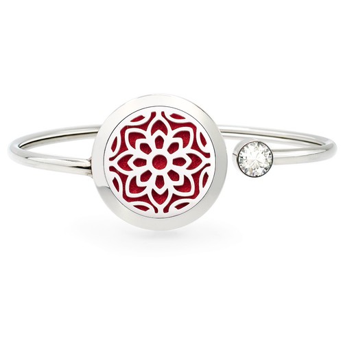 25mm  Rotatable Perfume Bangle Bracelet  Diffuser Essential Aromatherapy Locket - Picture 131 of 209