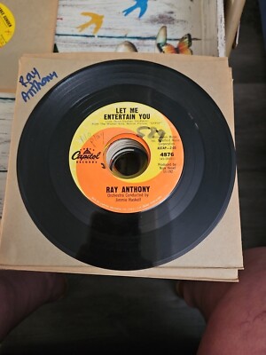 45 RAY ANTHONY - THE WISHING STAR LET ME ENTERTAIN YOU VG