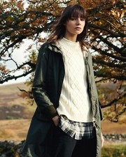 Barbour Olive Wax Jacket £249 Size Uk 12 Eu 38 Usa 8 Large Coat Net A Porter