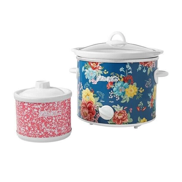 The Pioneer Woman PWA236211223001 4-qt and 0.65-qt Slow Cooker New Open Box