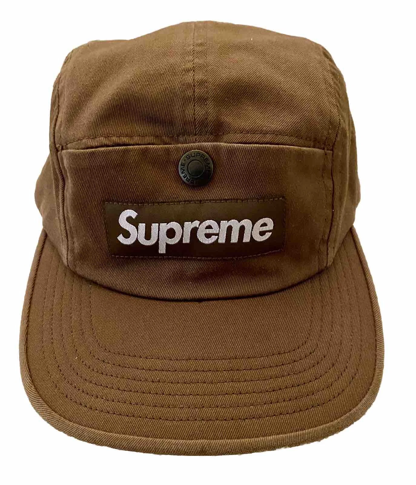 Casquette de camp de poche bouton Supreme casquette de baseball