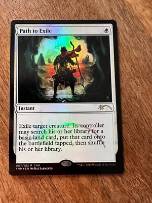 Path to Exile / Weg ins Exil - FOIL - Friday Night Magic Promos -NM/EX- EN - MTG