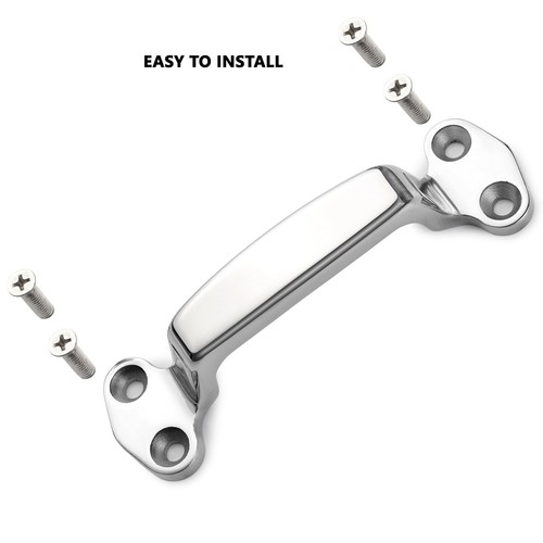7-inch Heavy Duty Marine Grade Stainless Steel Lift Grab Pull Handle Boat - Picture 4 of 7
