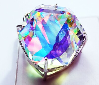 Multi-Color GS Solid Silver Pendant Mystic Quartz Loose Gems 124.70 Ct Certified