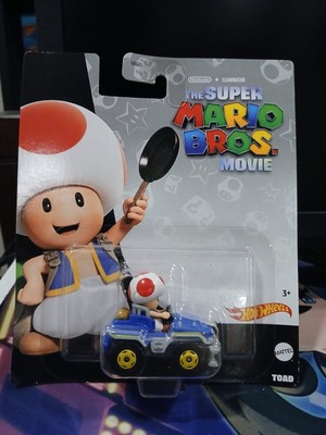 Hot Wheels Super Mario Bros Movie TOAD Quad Kart Car