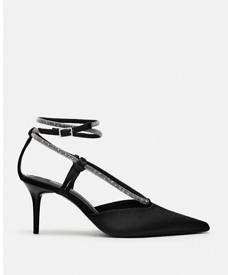 Zara Strappy high heels shoes size