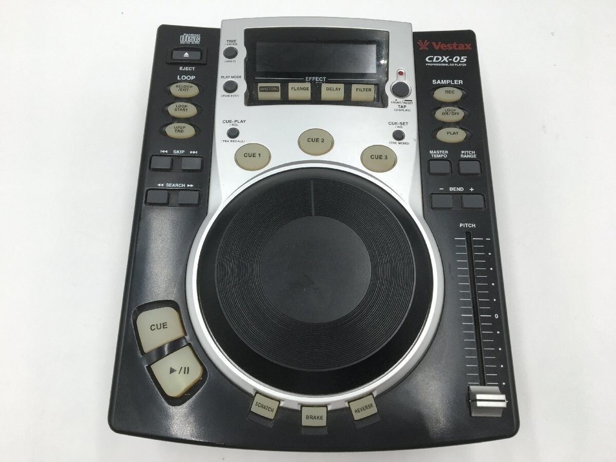 【CDJ】Vestax CDX-05 ベスタクス 補修品　スクラッチ　サンプラー CDJ】Vestax CDX-05 ベスタクス 補修品 スクラッチ サンプラー