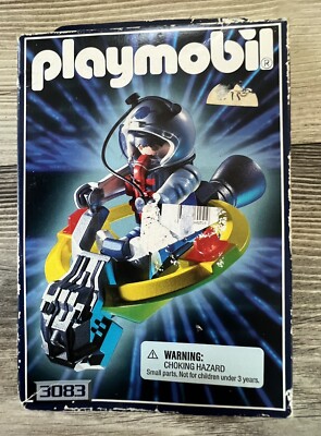 1999 VINTAGE!! Playmobil Space Set #3083 Astronaut Hovercraft - NEW & SEALED!!