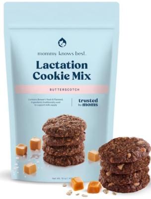 Mommy Knows Best LACTATION COOKIES Mix BUTTERSCOTCH Breastfeeding 2026 FRESHNESS