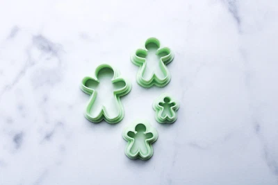 LARALU CLAY Gingerbread Man Polymer Clay Cutter | Cookie cutters | Earrings | Fondant