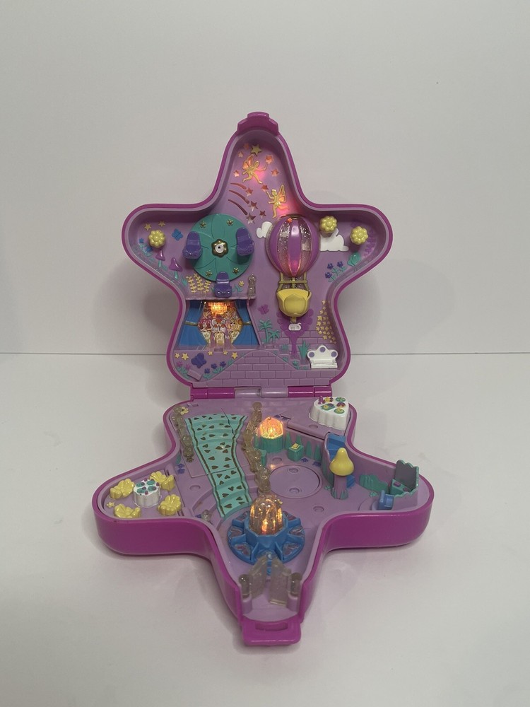 Vintage 1993 Bluebird Toys Polly Pocket Light-Up Fairy Light Wonderland NO DOLLS