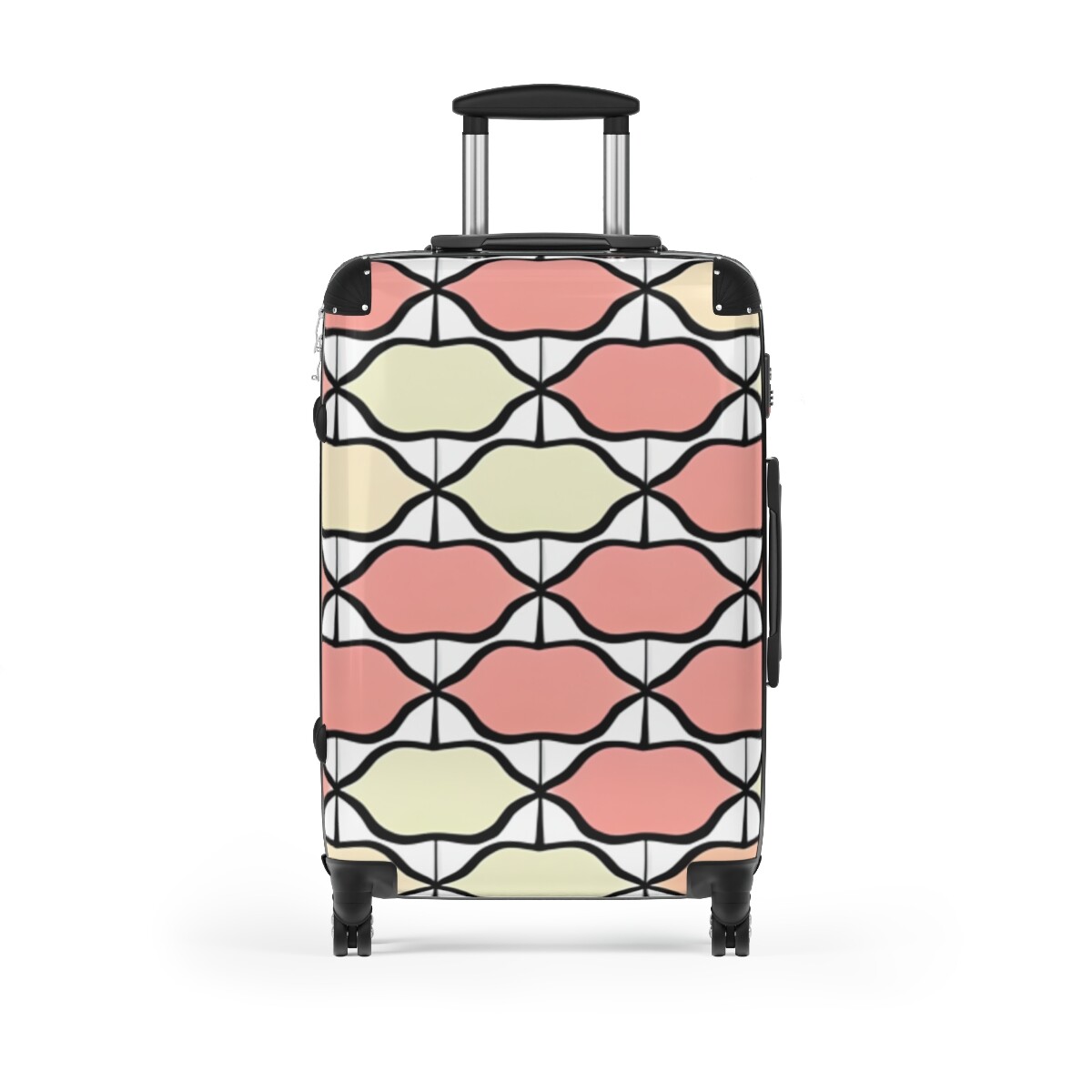 Suitcase_3 Size_ PC+ABS_Trolley Spinner_Hard Shell_Lips Line Art(Only Front)-image