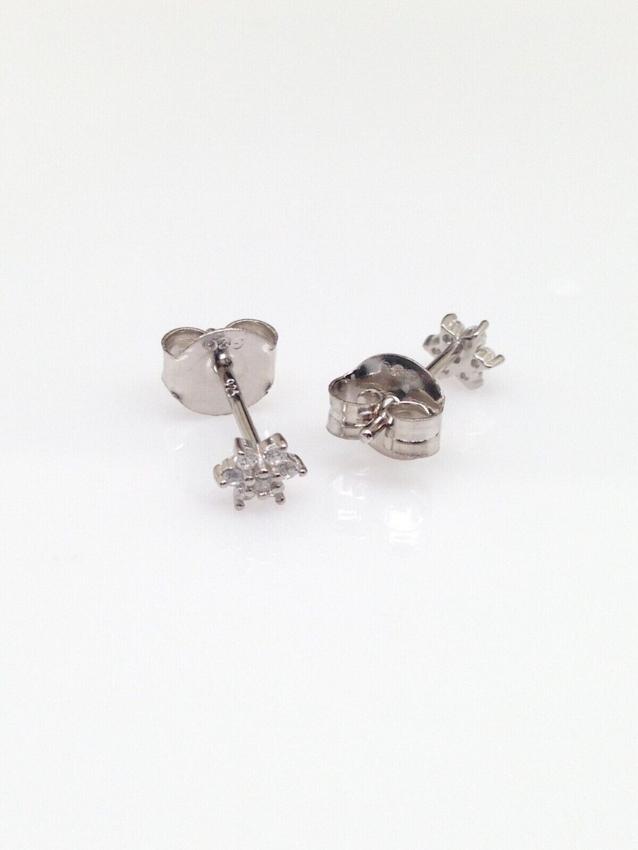 Mini Orecchini Argento Fiore 2 Argento BRASS Workshop Brsmoa02 - Foto 7