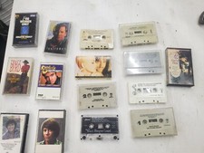Lot of 15 Cassette Tapes with Storage Case VINTAGE Roseanne Cash Tracy Byrd