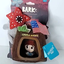 Bark Dog Toy Stranger Things Show Castle Byers Squeaker Crinkle Plush Toy hide