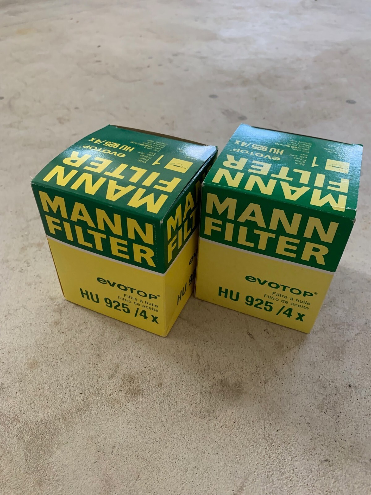 Engine Oil Filter MANN HU 925/4 X for BMWs (2X)