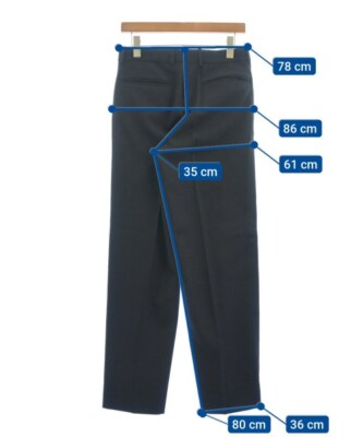 DRIES VAN NOTEN Slacks Black 36(Approx. XS) 2200510027025 | eBay