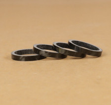 4-Pack FSA 160-4205XOE 5mm x 1-1/8" gloss Carbon Bicycle Headset Spacers No Logo