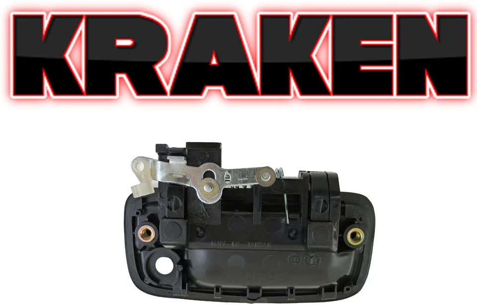 Nuevo par de manijas de puerta exterior para Toyota Tacoma 1995-2004 negro texturizado delantero Foto 3 de 4