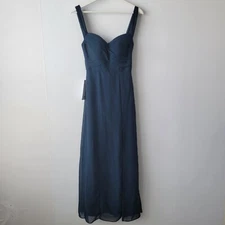 Azazie joretta Sleeveless side slit Back Zip Gown size custom size