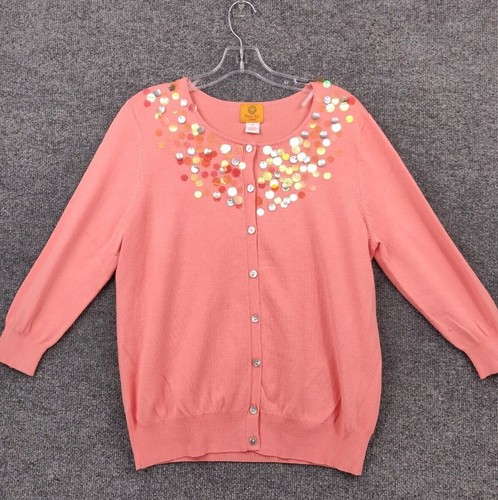 Ruby Rd. Sweater Womens PL Petites 