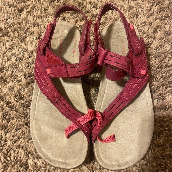 Sandali MERRELL Terran Lattice II J55310 rosa fucsia nabuk tessile taglia 6