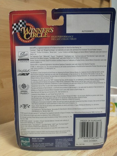 Winners Circle 1/64 NASCAR Diecast #31 Lowe's Mike Skinner Chevy 1998 Neu in Verpackung - Bild 6 von 6