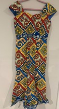 handmade african Kente Material long women dress