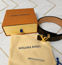 Louis Vuitton Matte Brown Belt Size 95/38 100% Authentic W/Box & Dust bag^%