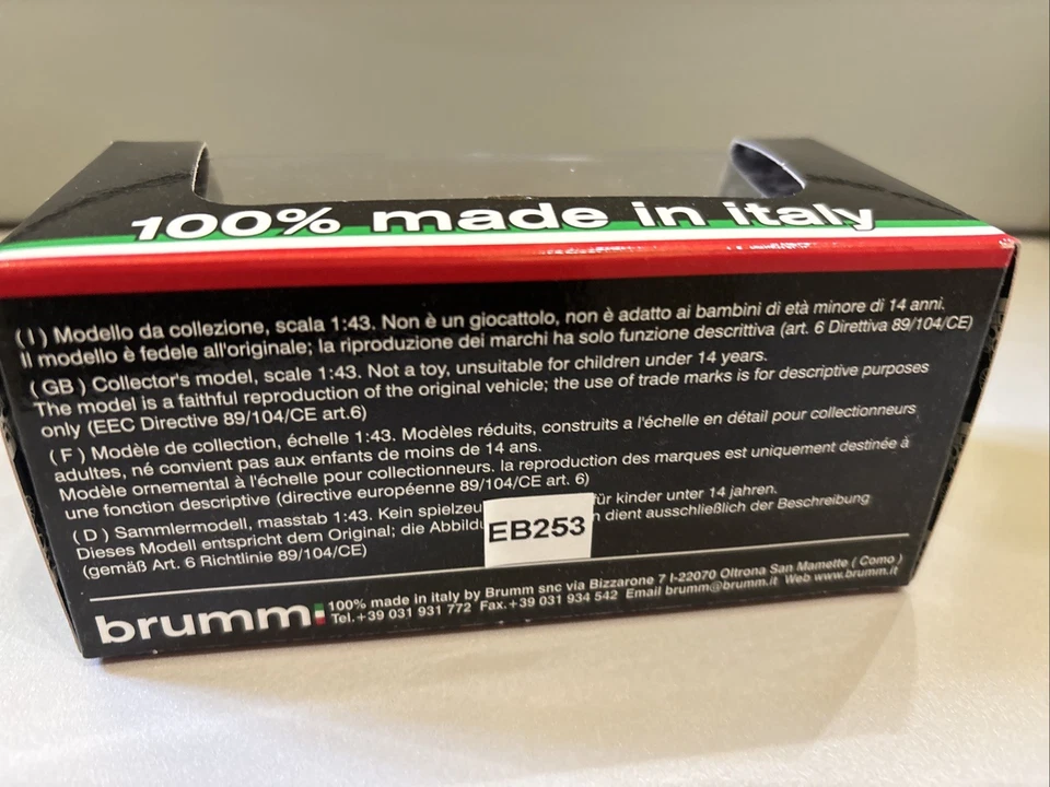 Fiat 500C Furgone Marmitte Abarth Torino del 1956 - 1/43 Brumm art. R266 - Immagine 3 di 3