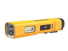 DEWALT DCL183 USB Rechargeable Flashlight Torch Yellow