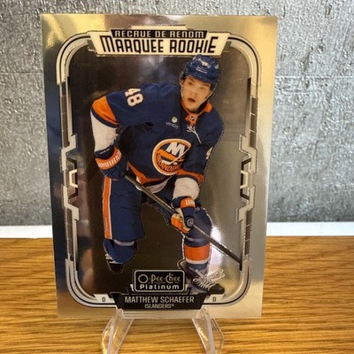 2025-26 O-Pee-Chee PLATINUM Marquee Rookie #113 MATTHEW SCHAEFER RC Islanders  