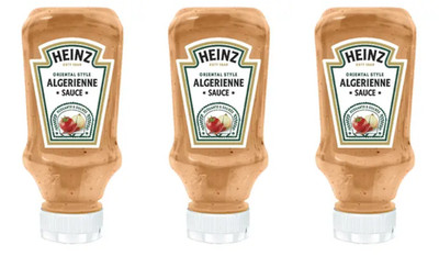   3x HEINZ ALGIERINNE SAUCE  - 3x225G -  GRILL MEAT ORIENTAL STYLE   