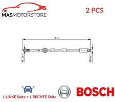 BREMSSCHLAUCH BREMSLEITUNG PAAR BOSCH 1 987 476 882 2PCS P FÜR FORD MONDEO III