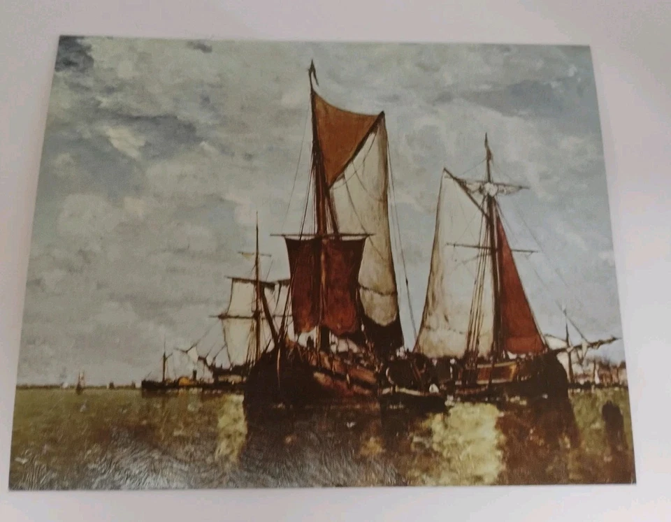 Complete Set Of 8. Vtg Conoco Gasoline Customer Appr. Fine Art Prints 10" x 8" - Image 4 of 4