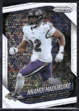 2025 Panini Prizm #22 Nnamdi Madubuike White Disco